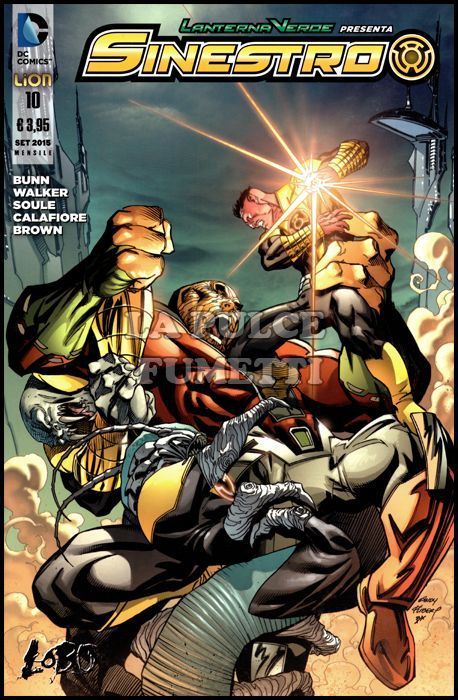 LANTERNA VERDE PRESENTA - SINESTRO # 10